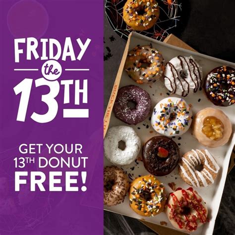 Duck Donuts Friday the 13th & Halloween specials